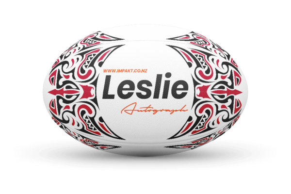 Custom Autograph Rugby Ball Design 08