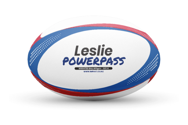 Powerpass 0.6 kg Custom Rugby Training Ball Design 02